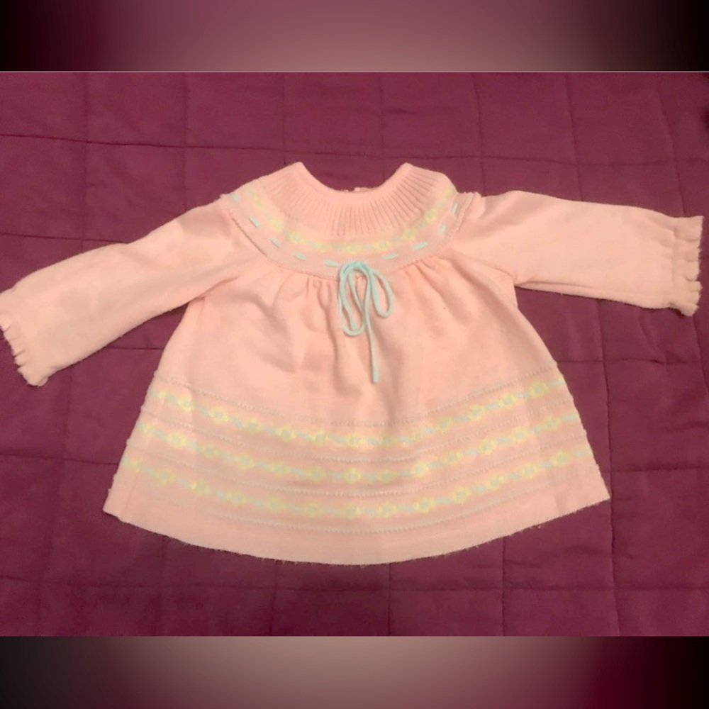 Lot of 4 Vintage Little Girls’ Clothes 3/6- 24 mo in EUC